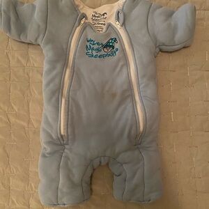 Blue Baby Merlin’s magic sleep suit - (LARGE)